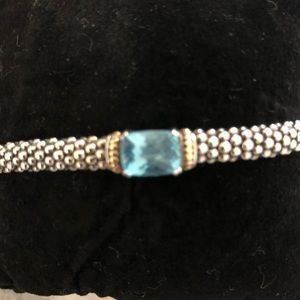 Lagos blue topaz bracelet